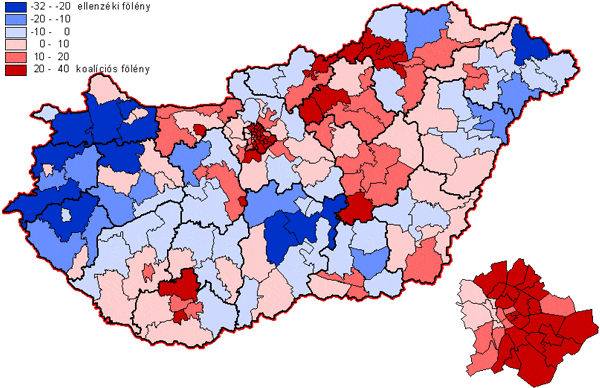Hungary. Legislative Election 2002 | Electoral Geography 2.0