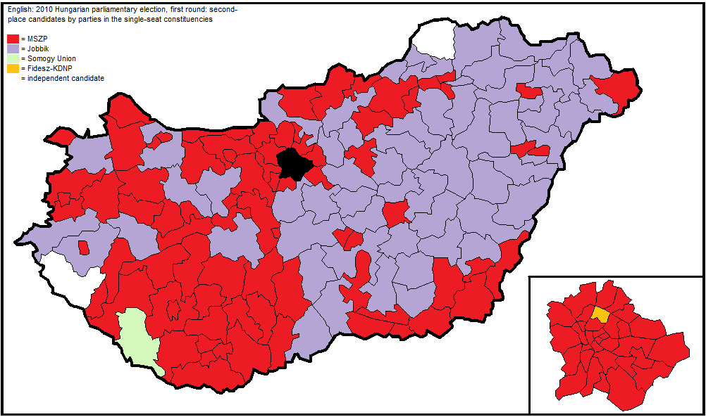 Hungary. Legislative Election 2010 - Electoral Geography 2.0